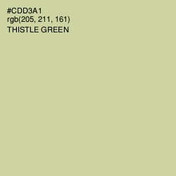 #CDD3A1 - Thistle Green Color Image